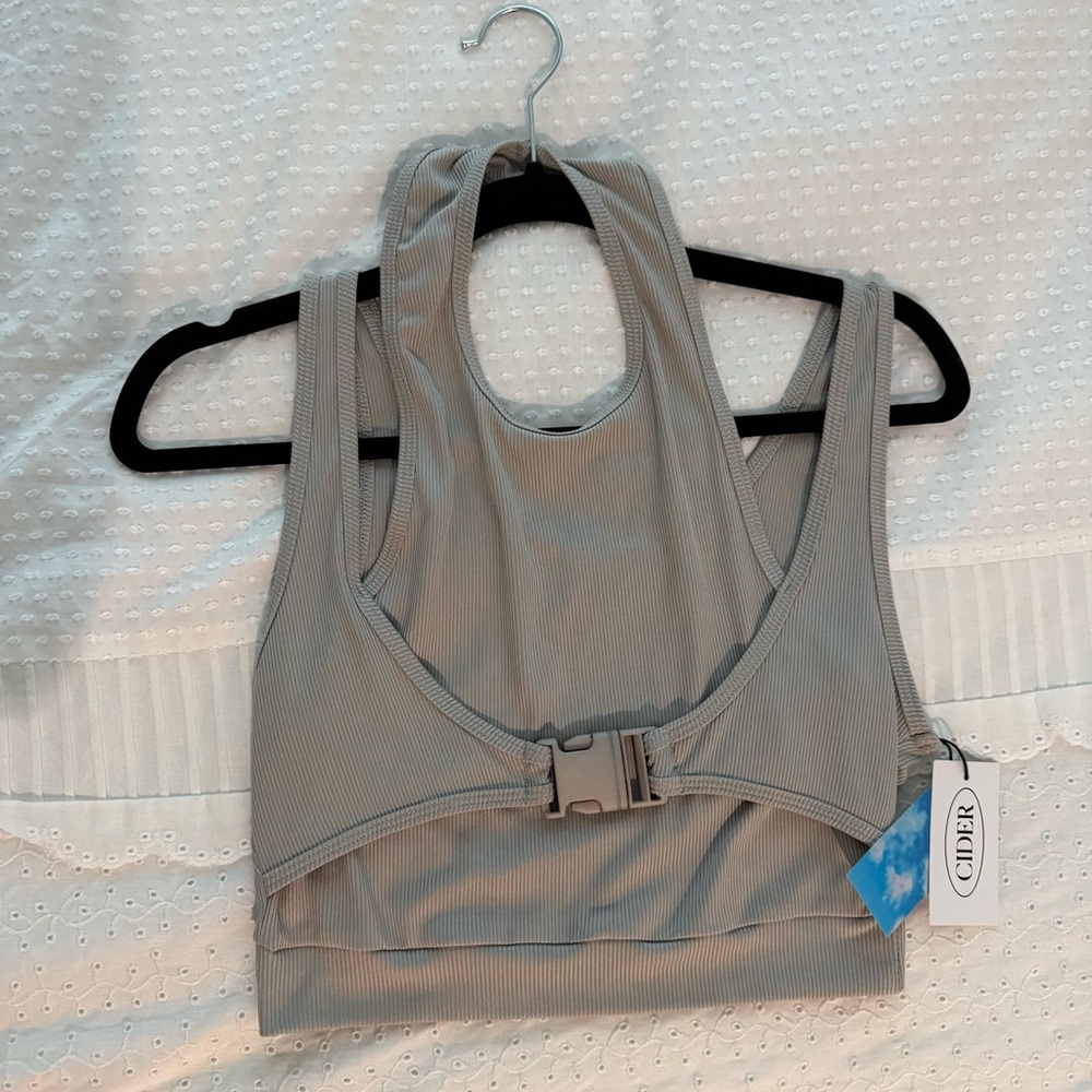 Cider Light Gray Tank Top